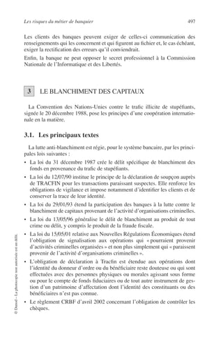 Principes de technique bancaire