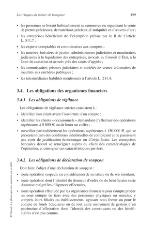 Principes de technique bancaire