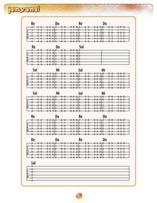 Acordes básicos para guitarra en la escala de Sol Mayor - MakeMusic.pe