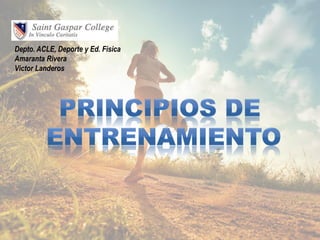 Depto. ACLE, Deporte y Ed. Física
Amaranta Rivera
Víctor Landeros
 