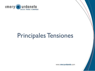 Principales Tensiones
 