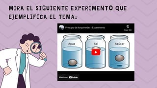 MIRA EL SIGUIENTE EXPERIMENTO QUE
EJEMPLIFICA EL TEMA:
 