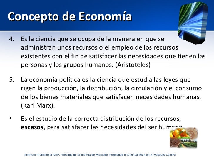 Principio de Economia de Mercado