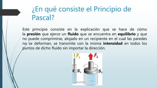 Principio de pascal | PPTX