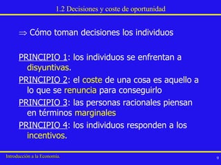 Terminos Marginales Principios Básicos de Economía | PPT
