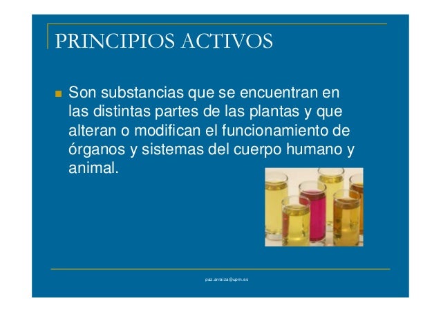 Principios activos