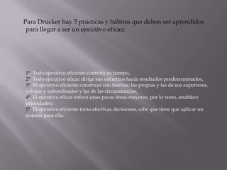  Henry FayolMax Weber (1864 – 1920)Sociólogo Alemán que analizo profundamente a las organizaciones desde puntos de vista diferentes, estudio aspectos de la burocracia, democracia, autoridad y comportamiento. Sus obras: “Economía y Sociedad” y “Ética protestante”. Publicó una extensa bibliografía acerca de las grandes organizaciones de su época. Les dio el nombre de burocracias y paso a considerar el siglo XX como el siglo de las burocracias, pues creía que estas eran las organizaciones características de una nueva época.       Weber distingue tres tipos de autoridad legitima: Autoridad tradicional: cuando los subordinados consideran que las ordenes de los superiores son justificadas porque esa fue siempre la manera como se hicieron las cosas. El poder tradicional no es racional, puede transmitirse por herencia, ósea, en virtud de estatus de heredero o sucesor. Autoridad carismática: cuando los subordinados aceptan las ordenes de los superiores como justificadas, a causa de la influencia de la personalidad y del liderazgo del superior con el cual se identifican. El poder carismático es sin base racional, es inestable y adquiere características revolucionarias. No puede ser delegado, ni recibido en herencia.Autoridad legal, racional o burocrática: cuando los subordinados aceptan las ordenes de los superiores como justificadas, porque están de acuerdo con un conjunto de preceptos o normas que consideran legítimos y de los cuales se deriva el poder de mando.
