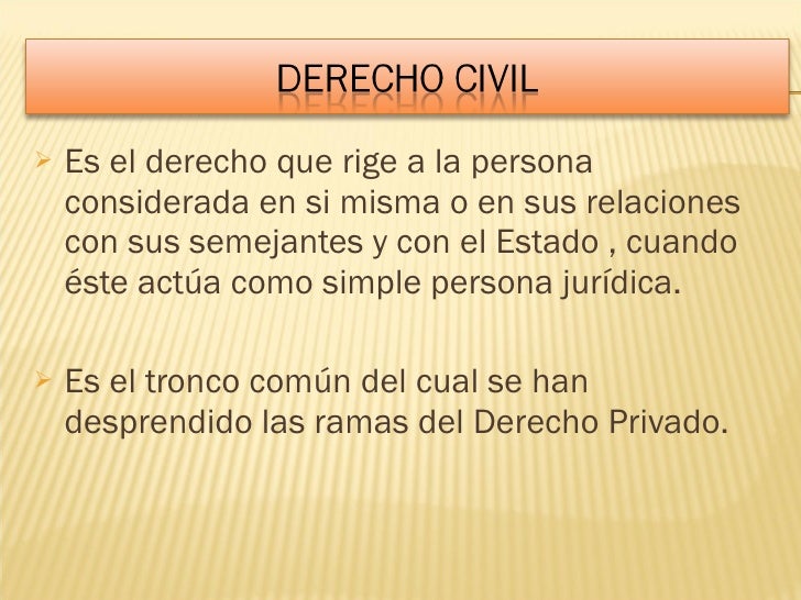 Principios básicos de derecho civil - Unidad Nº 1
