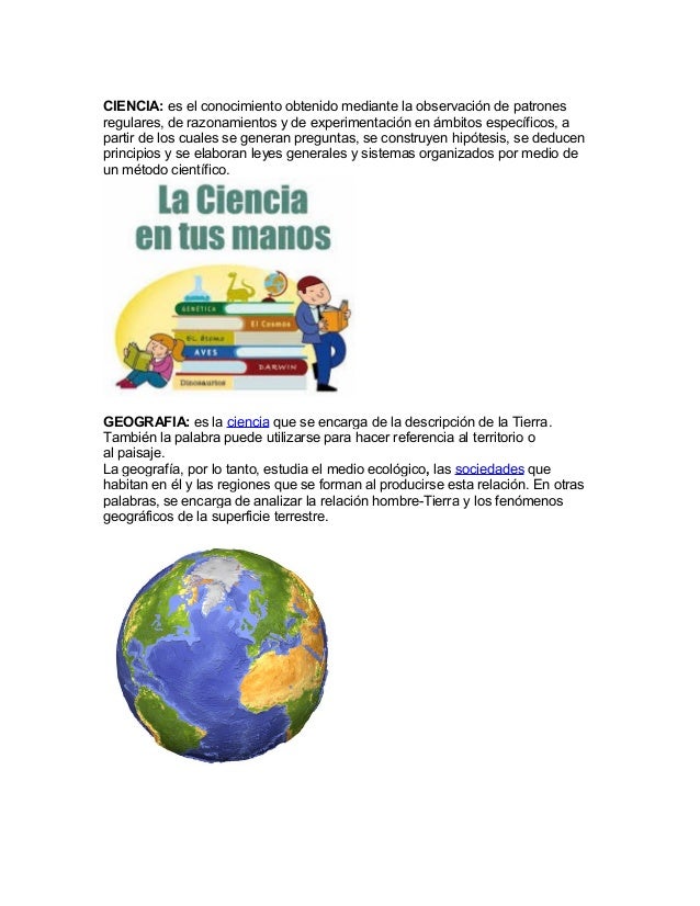 Principios basicos de la geografia