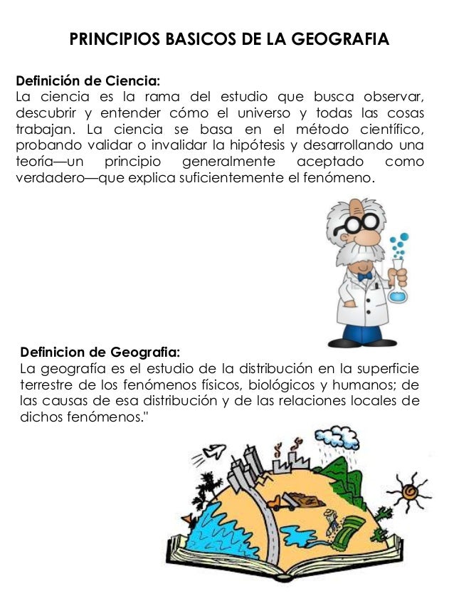 Principios basicos de la geografia