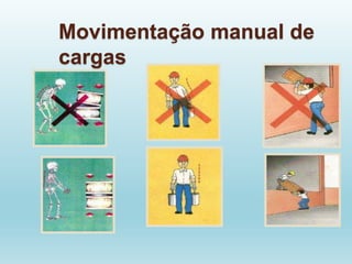 Movimentação manual de
cargas
 