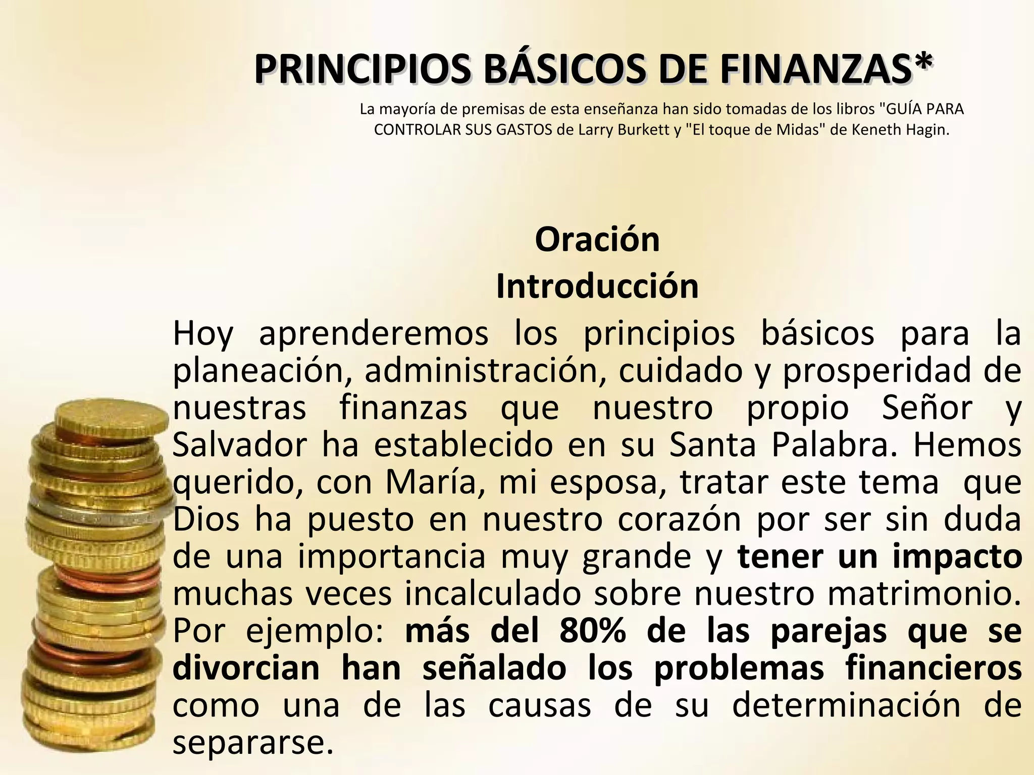 Principios básicos de finanzas | PPT