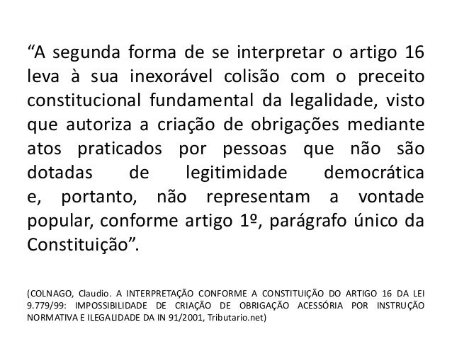 Artigo 97 ctn