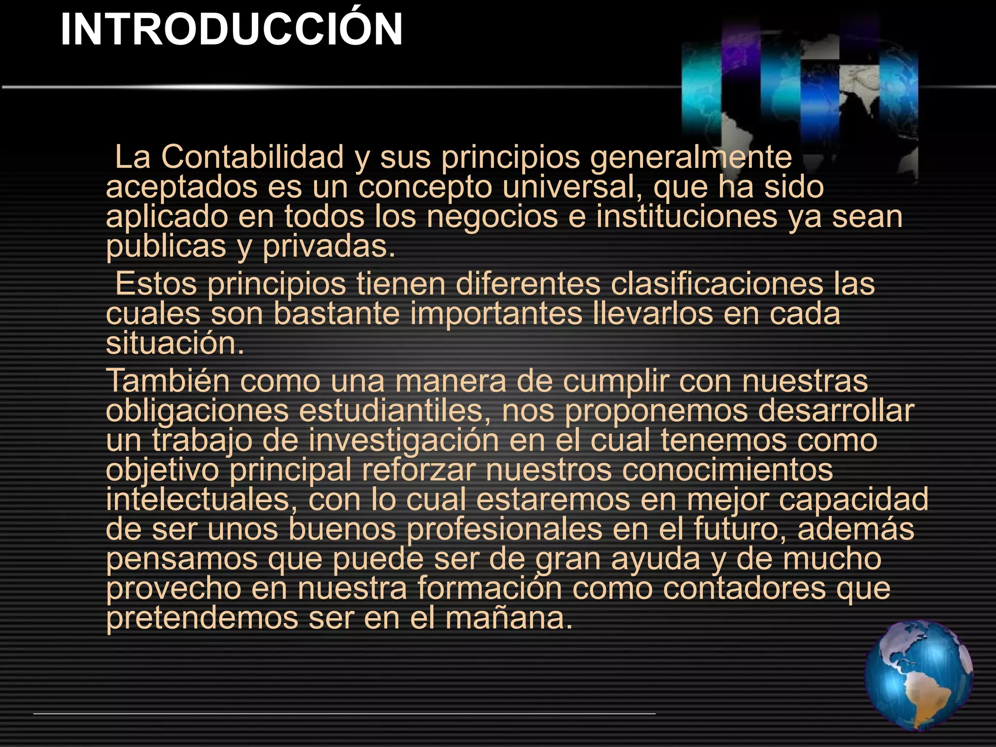 Principios De La Contabilidad | PPT