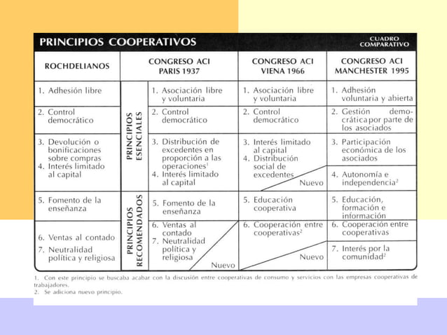 Principios cooperativos PPT Descarga Gratuita