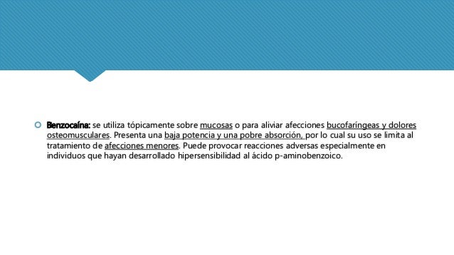 Principios de anestesia
