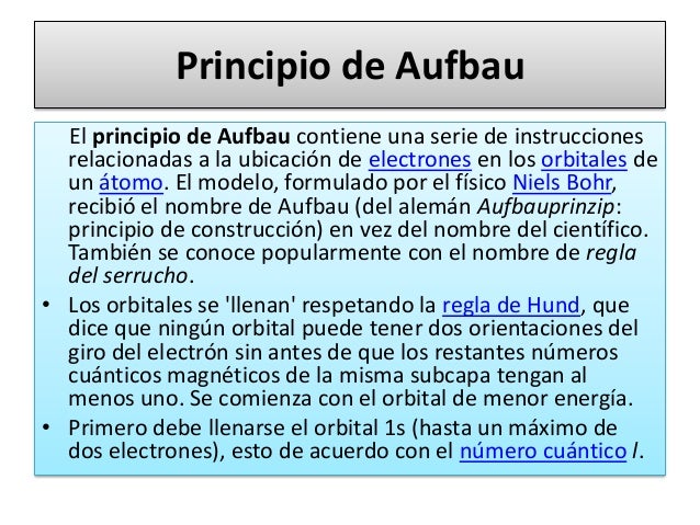 Principios de construccion, progrecion o de aufba grupo n. 4