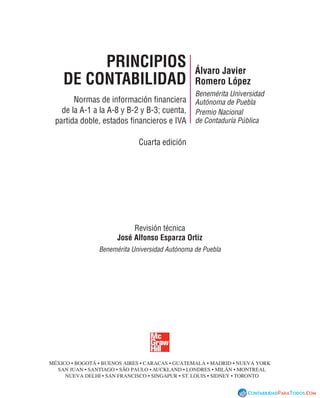 Principios de contabilidad, 4ta Edición - Álvaro Javier Romero López CPT.pdf