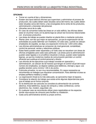 Principios de diseño de la arquitectura industrial | DOCX