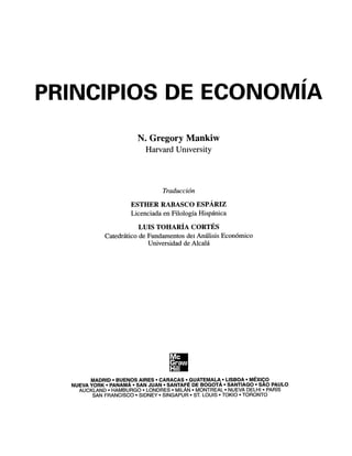 Principios de Economia - G. Mankiw