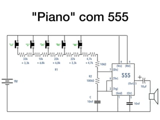 "Piano" com 555
 