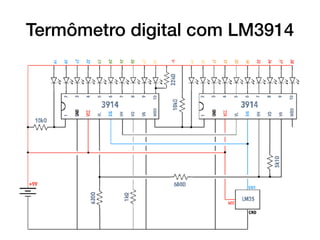 Termômetro digital com LM3914
 