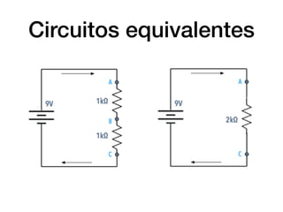 Circuitos equivalentes
 