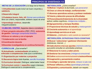 Principios de la enseñanza v.6 | PDF