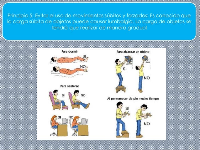 Principios de ergonomia ocupacional