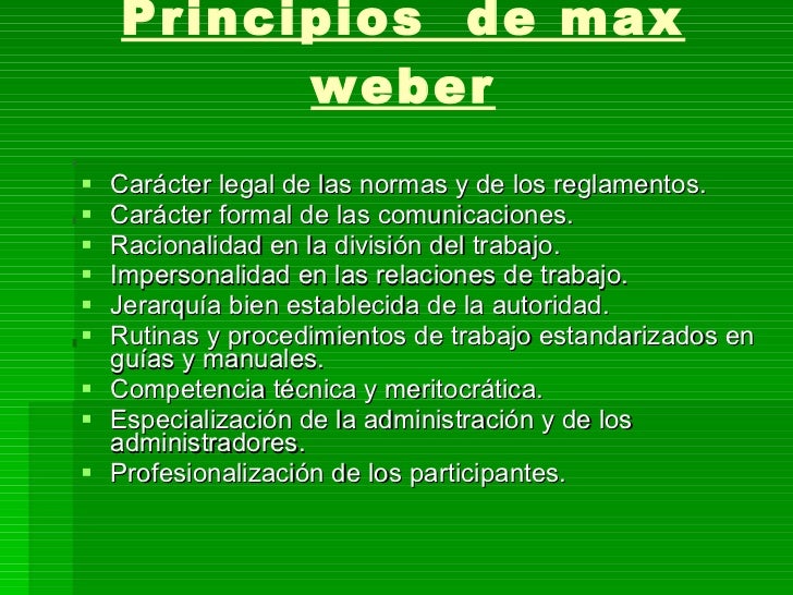 Principios de la administración