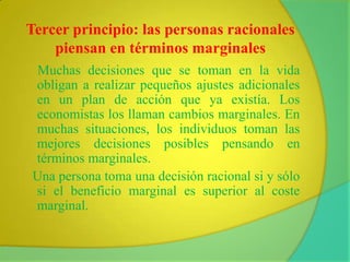 Terminos Marginales Principios de la economia | PPTX