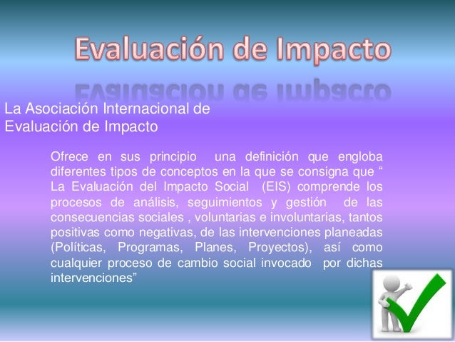 Principios de la evaluacion