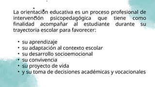 Principios y Enfoques de la Orientación Educativa para el Desarrollo ...
