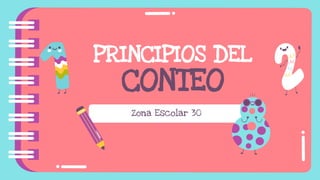 PRINCIPIOS DEL
CONTEO
Zona Escolar 30
 