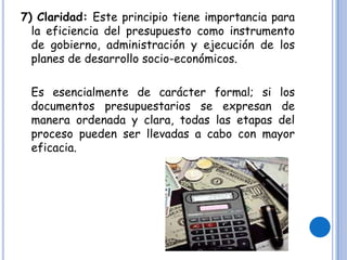 Principios Del Presupuesto