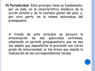 Principios Del Presupuesto