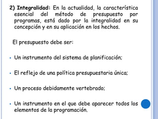 Principios Del Presupuesto