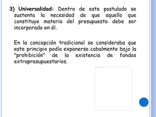 Principios Del Presupuesto