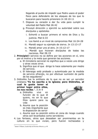 Principios Del Servicio Como Jesus Docx Christianity Religion