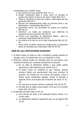 Principios Del Servicio Como Jesus Docx Christianity Religion