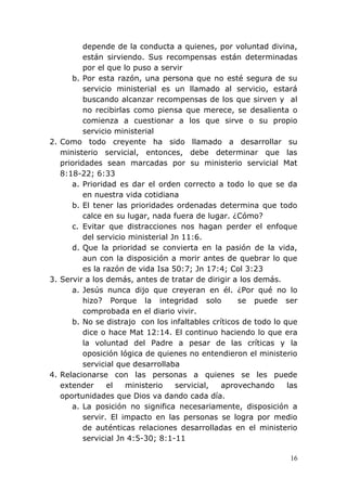 Principios Del Servicio Como Jesus Docx Christianity Religion