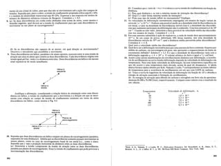 m~Ilt()dgull1sIistaldesobre,paraque .elas nao se movimentem sob a a~aodos campos de
teIlso~s. SliPonh~.que, para 0 cobre, a tensao de cisalhamento projetada cdtica seja62,1 kPa
e()rnodulodeelasticidade transversal seja 40 GPa. Expresse a sua resposta em termos de
numero de diiimetros atornicos (vetores de Burgers). Considere v = 0,3.
8. (a) Se?uas.discordiinciasem cunha estao alinhadas uma acima da outra, como mostra 0
deseIlh() seguinte, qual deveni ser a tensao de cisalhamento para que cada discordiincia se
movimente no seu plano de escorregamento?
(b) Se as discordiincias sao capazes de se mover, em qual dire~ao se movimentarao?
Descreva 0 mecanismo que possibilita 0 movimento.
9. Duas discordfmcias em helice, paralelas e de sinais opostos, exercem entre si uma tensao de
atra~ao que atua no plano que contem as duas discordiincias. Cada discordiincia origina uma
tensao igual flb /27lT, onder e a distiincia entre elas. Duas discordiincias em heIice e de mesmo
sinal repelem-se de modo semelhante.
Helice a
esquerda
~
./
r./
./
./
ff'
Helice a
direila
(b) Considere quex varie de -00 a +00 e esboce a curva tensao de cisalhamento em fun~ao da
distiincia.
(c) Para qual distiinciax se tern a maxima tensao de intera~ao das discordancias?
(d) Qual e 0 valor dessa maximatensaodeintera~ao?
(e) Pode esse tipo de tensao influir noencruamento? Explique.
11. As velocidades de deforma~ao normalmente empregadas em ensaios detra~ao variam de
cerca de I S-l a 10-0 S-l. Embora seja possivel medir-seadensid~detotal de discordancias de
urn metal, 0 valor da densidade de discordancias moveis (isto e, a densidade das discordiin-
cias que realmente participam da deforma~ao)nao e conhecido. Uma boa estimativa e de lOG
cm-2
• U sando-se este valor, determine a faixa provavel da velocidade media das discordan-
cias nos ensaios de tra~ao. Considere b = 4 A.
12. Em uma amostra submetida aa~ao de explosivos, a onda de tensao dura aproximadamente
10-0 s. Se urn corpo de prova, deformado 10% dessa maneira, tern uma densidade de
discordancias moveis de 10'0 cm-2
, qual a distiincia media percorrida pelas discordancias?
Considere b = 4 A.
Qual sera a velocidade media das discordancias?
13. Qual deve sera deforma~ao necessaria para que uma amostra de ferro contendo 10partes por
milhao de carbono, em percentagemempeso; nao apresente o.reaparecimento do limite de
escoamento definido? idmita b =: 2,5 Aeque a densidade de discordancias varia coma
deforma~ao.segundop= 4=1011
.E. 0 volume atornico do ferroeigual a 7,1 cm3
/mol.
14. Assim como.outras manifesta~oesdo envelhecimentodiniirnico por deforma~ao, a ocorren-
cia de serrilhamento na curva tensao-deforma~aodependeda velocidade. de deforma~aoe da
temperatura. Para uma dada velocidade dedeforma~ao, hi uma temperatura especifica em
que ele ocorre e uma temperatura mais elevada, acima da qual ele desaparece. A tabela
abaixo fornecedados obtidos por Keh, Nakada e Leslie,10 correspondentes ao limite inferior
de temperatura para a ocorrencia de serrilhamento em urn a~o com 0,03% de carbono.
(a) Trace a curva do logaritmo davelocidade de deforma~aoem fun~ao de l/T e obtenha a
energia de ativa~ao associada aforma~ao do serrilhamento.
(b). As energiasde ativa~ao para difusao decarbono enitrogenio em ferro sao de aproxima-
damente 84.000 e 76.000 l/mol, respectivamente.Compare essesvalores com 0 resultado do
seu calculo.
lustifique a afirma~ao, considerando a rela~ao basica de orienta~ao entre uma discor-
dancia .em helice, a tensao de cisalhamento que a movimenta e a dire~ao em que se movi-
menta com rela~ao ao campo de tensao de cisalhamento existente em torno da outra
discordiincia em helice, como mostraa Fig. 8.4
Helice a
esquerda
Temperatura
DC
60
75
85
100
115
Velocidade de deformar;iio, 'E,
S-l
1,0 X 10-4
33 X 10-4
7:0 x 10-4
23 X 10-3
6:5 x 10-3
10. Suponha que duas discordancias em Mlice estejam em pIanosde escorregamento paralelos,
separados de uma distiinciah. Admita que as discordiincias somente possam movimentar-se
nesses pianos, como110 caso do escorregamento basal de urn metalh.c., como.o zinco.
Suponha quex seja ~ proje~ao horizontal da distancia entre..as duas discordiincias.
(a) Determine a tensao cOrnpollenteda tensao de atra~ao entre. as duasdiscordancias,
paralelaaos pl~Ilo~de escorregarnento. Essae a tensao de. cisalhamento quepode provocara
movimenta~ao das discordancias.
302
'0Keh, A. S., Nakada, Y. e Leslie, W. c., Dislocation Dynamics, Ed. Rosenfield, A. R., Hahn, G. T.,
Bement, A. L., Jr. e Jaffee, R. 1., p. 381, McGraw-Hill Book Company, New York, 1968.
303
 