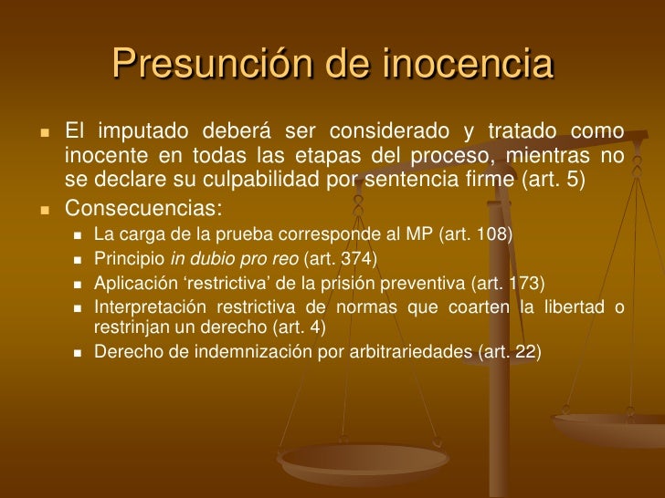 Sobre O Princípio Da Inocência Escolha Uma