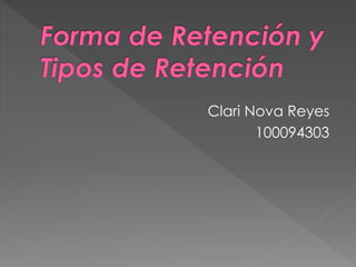Clari Nova Reyes 
100094303 
 