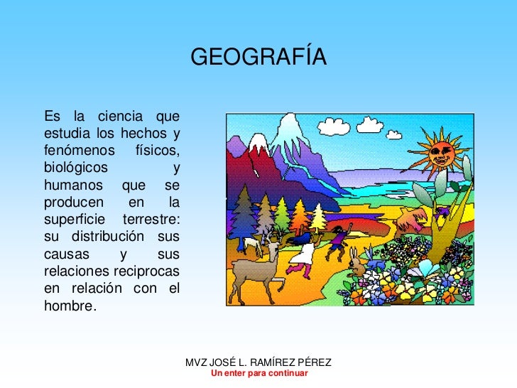 Principios geograficos