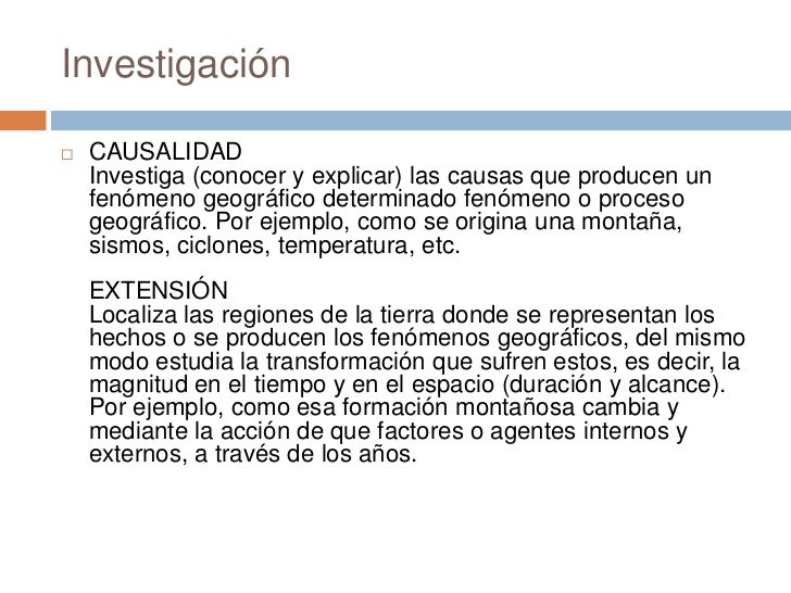 Principios metodológicos de la geografia