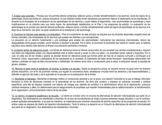 Principios pedagogicos que sustentan el plan de estudios 2011 | DOC