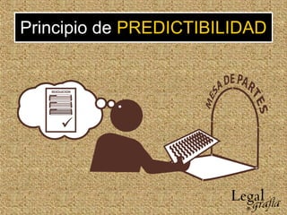 Principio de PREDICTIBILIDAD
 