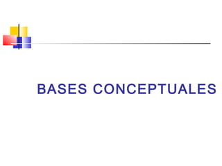BASES CONCEPTUALES
 