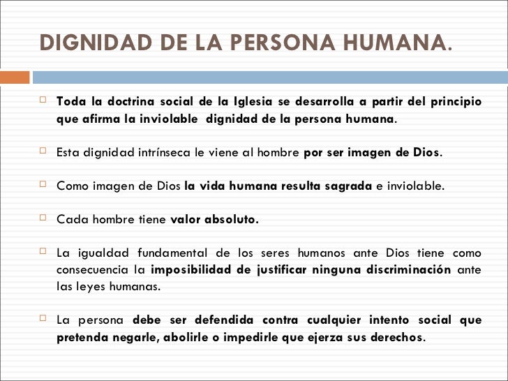 Principios y valores de la doctrina social de la Iglesia